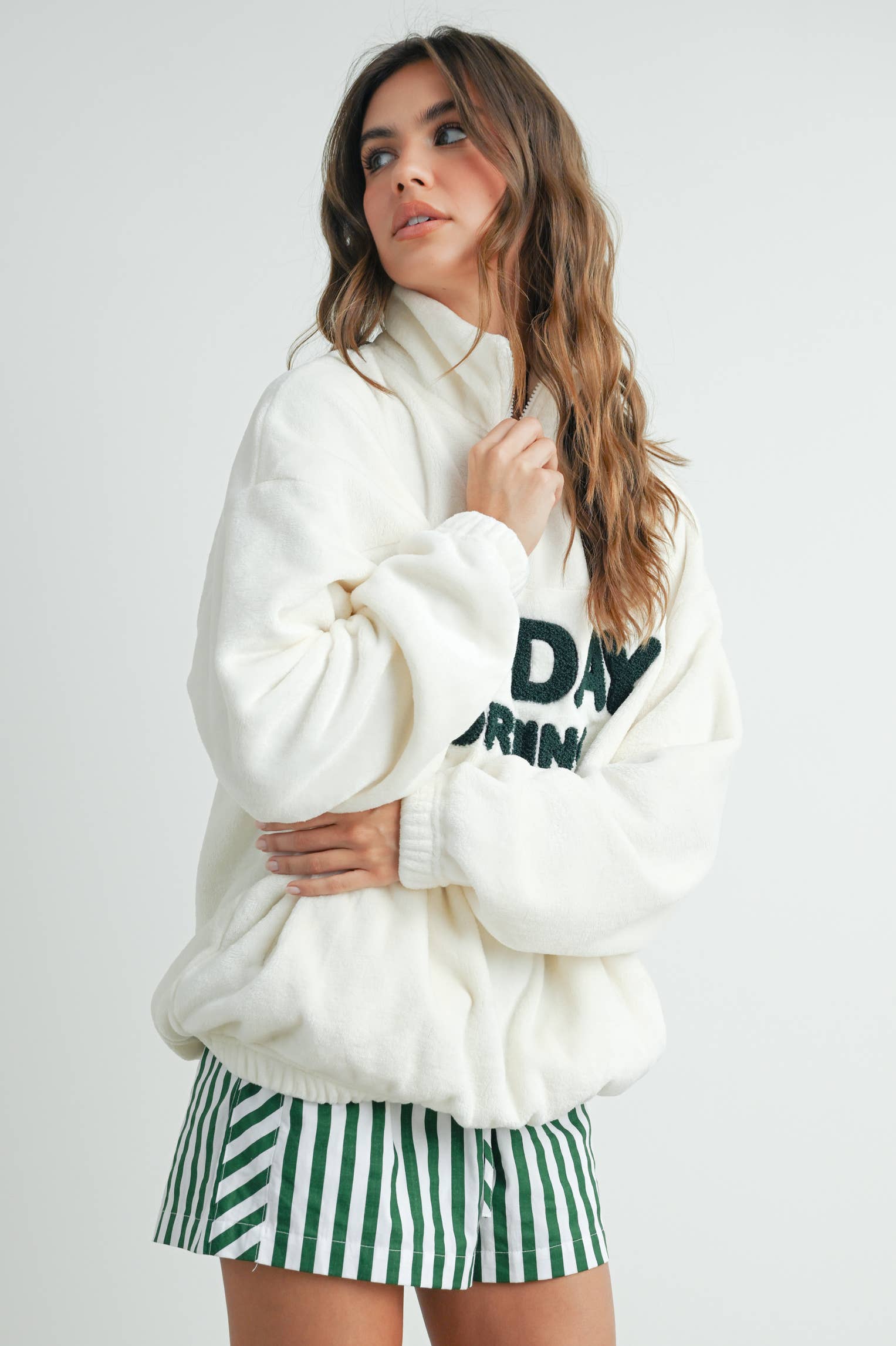 Sunday Morning Pullover: Ivory