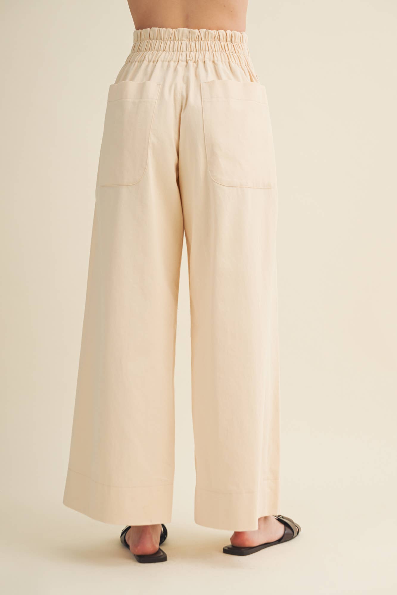 Architectural Seamed Pants: Vanilla