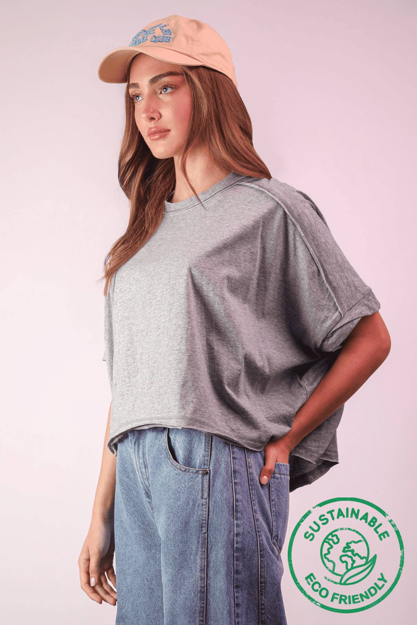 Comfy Knit Top: Gray