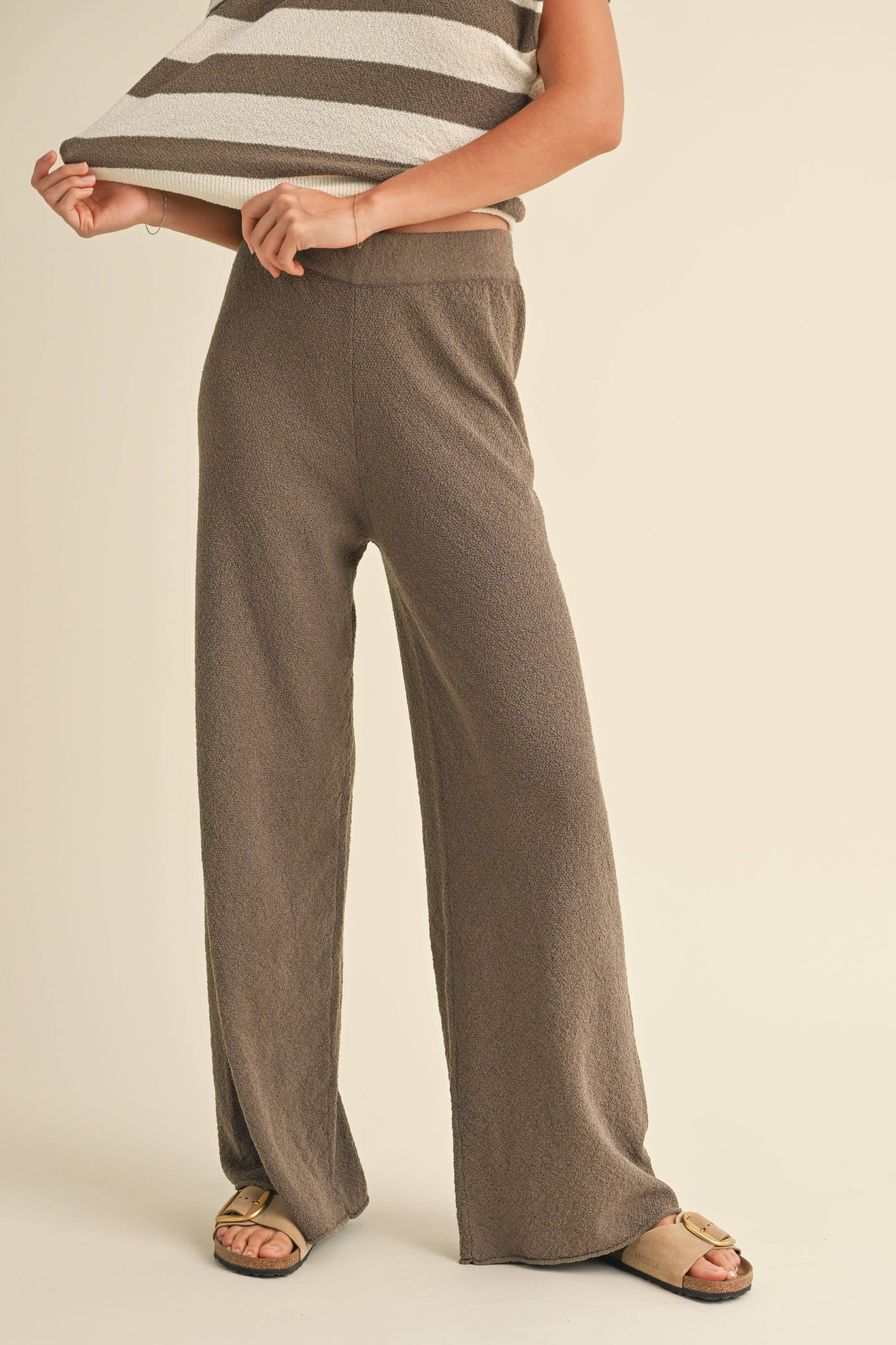 Knitted Pants: Navy