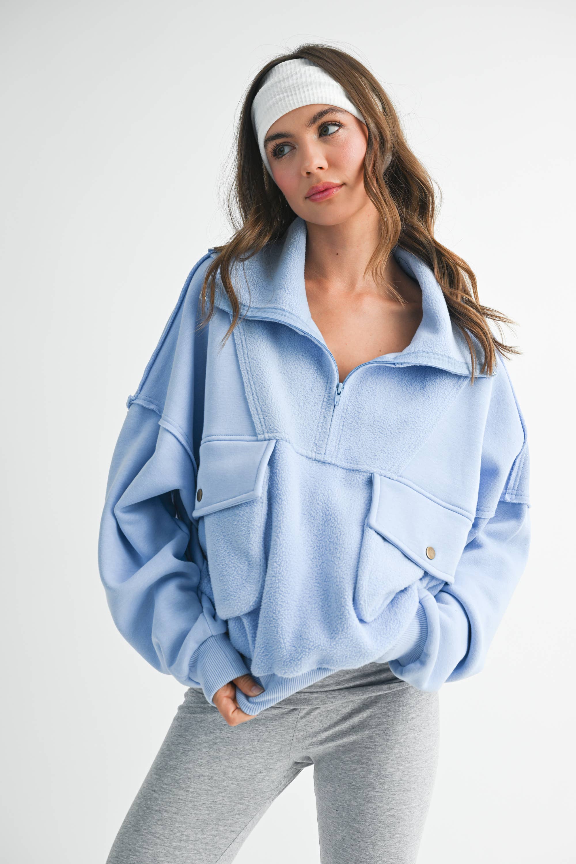 Carter Pullover: Sky