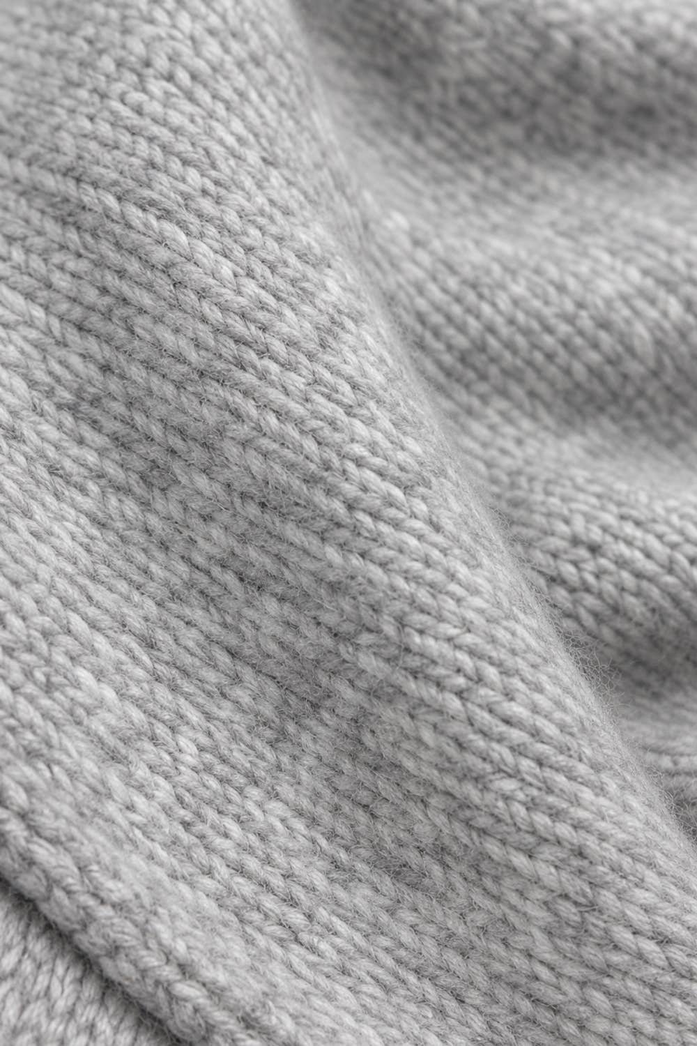 Polo Collar Sweater: Grey