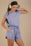 Washed Knit Romper
