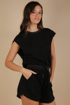 Washed Knit Romper