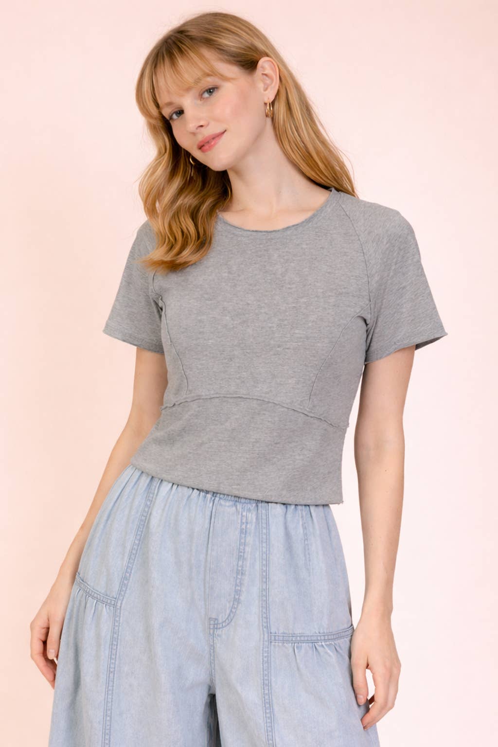 Mineral Washed Top: H Gray