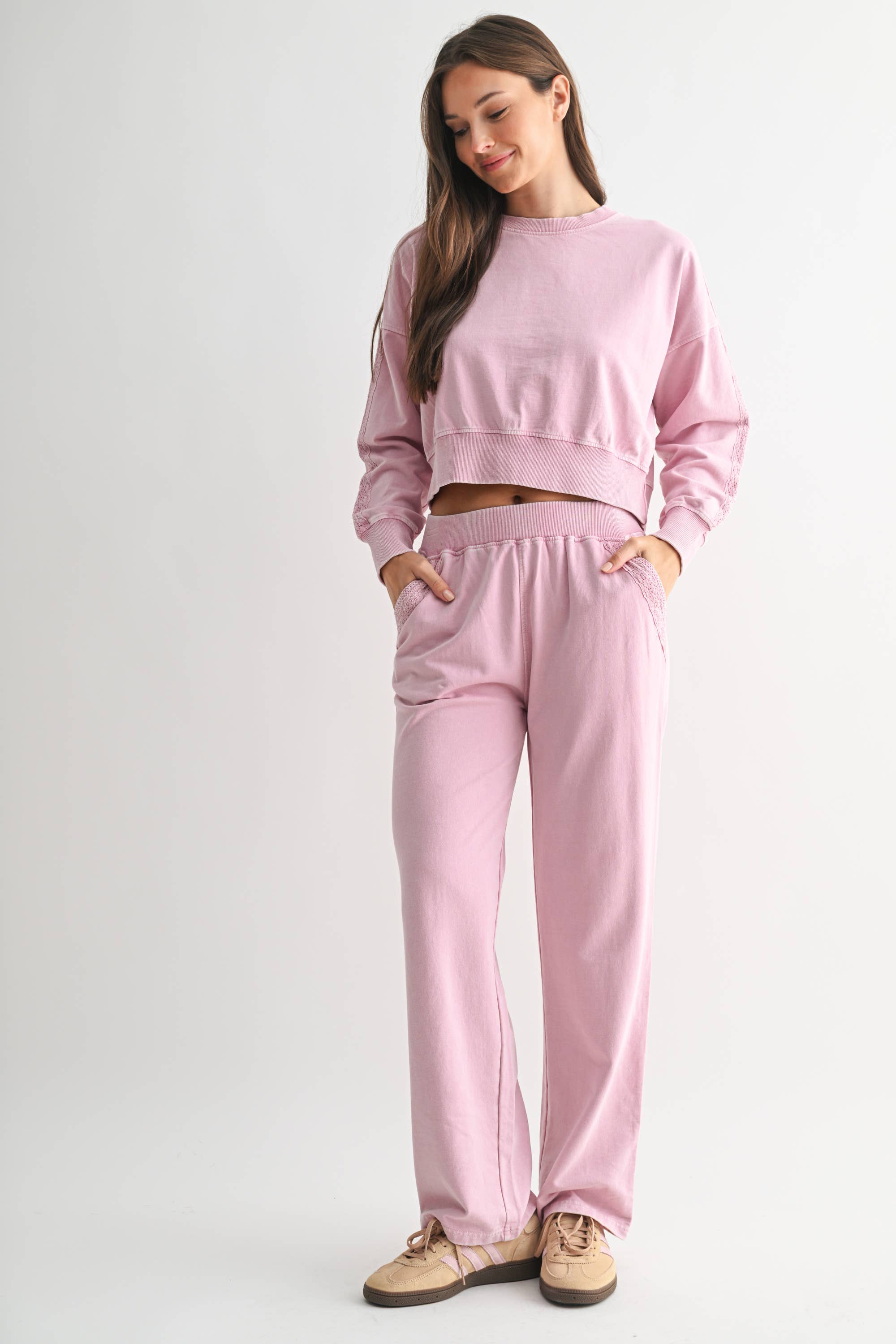 Soft Bloom Lounge Set: Mauve Mist