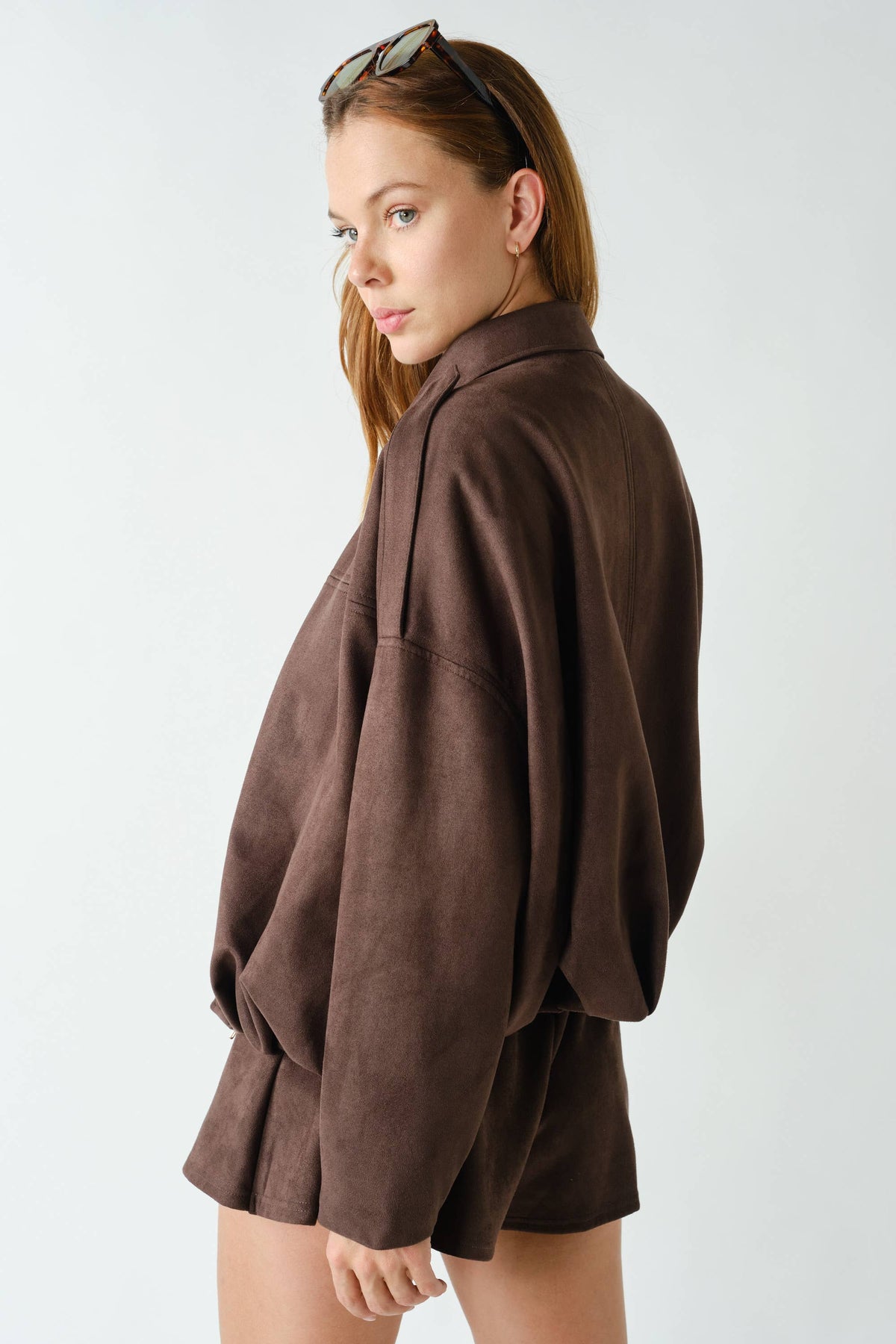 Mojave Suede Jacket: Coffee Bean