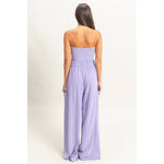 Tube Top Jumpsuit:TURQUOISE