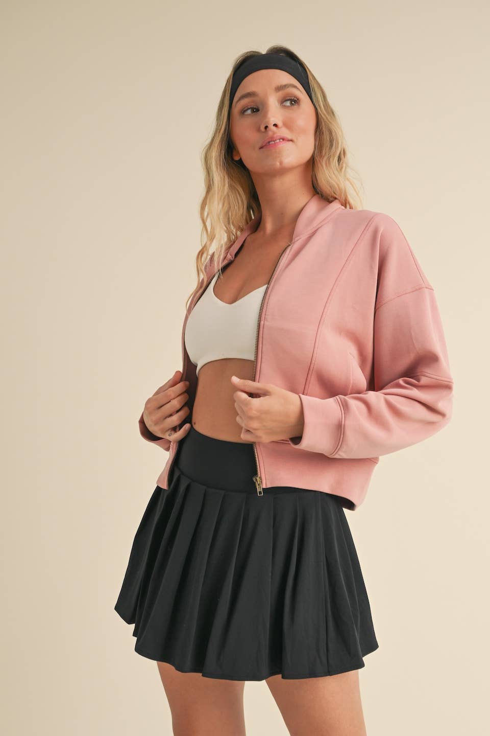 Soft Air Scuba Jacket: Mauve