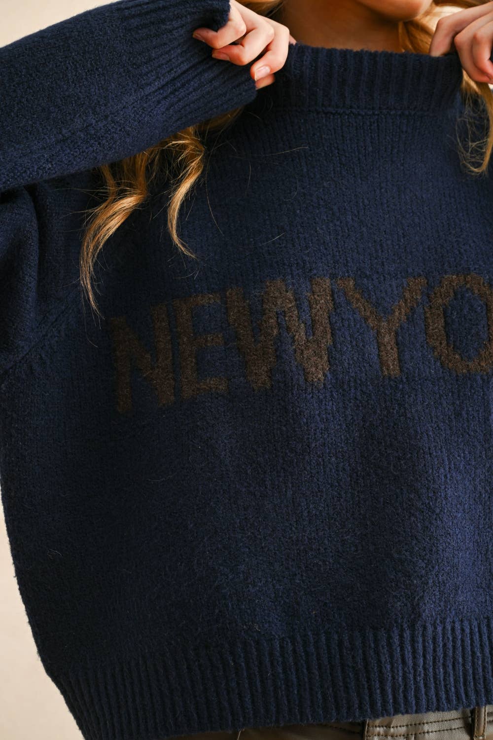 NY Sweater: Navy