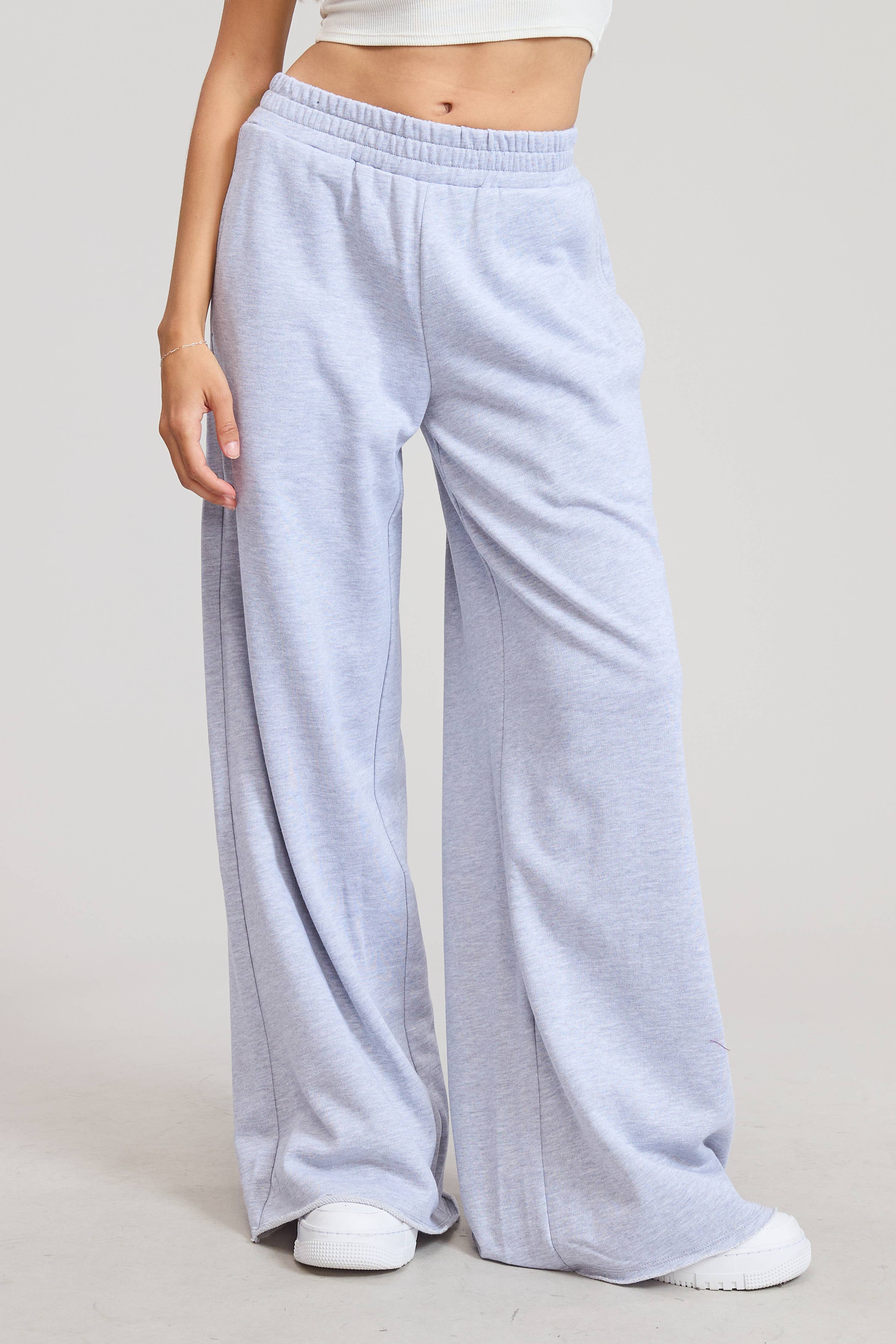 Cotton Joggers: Heather Grey