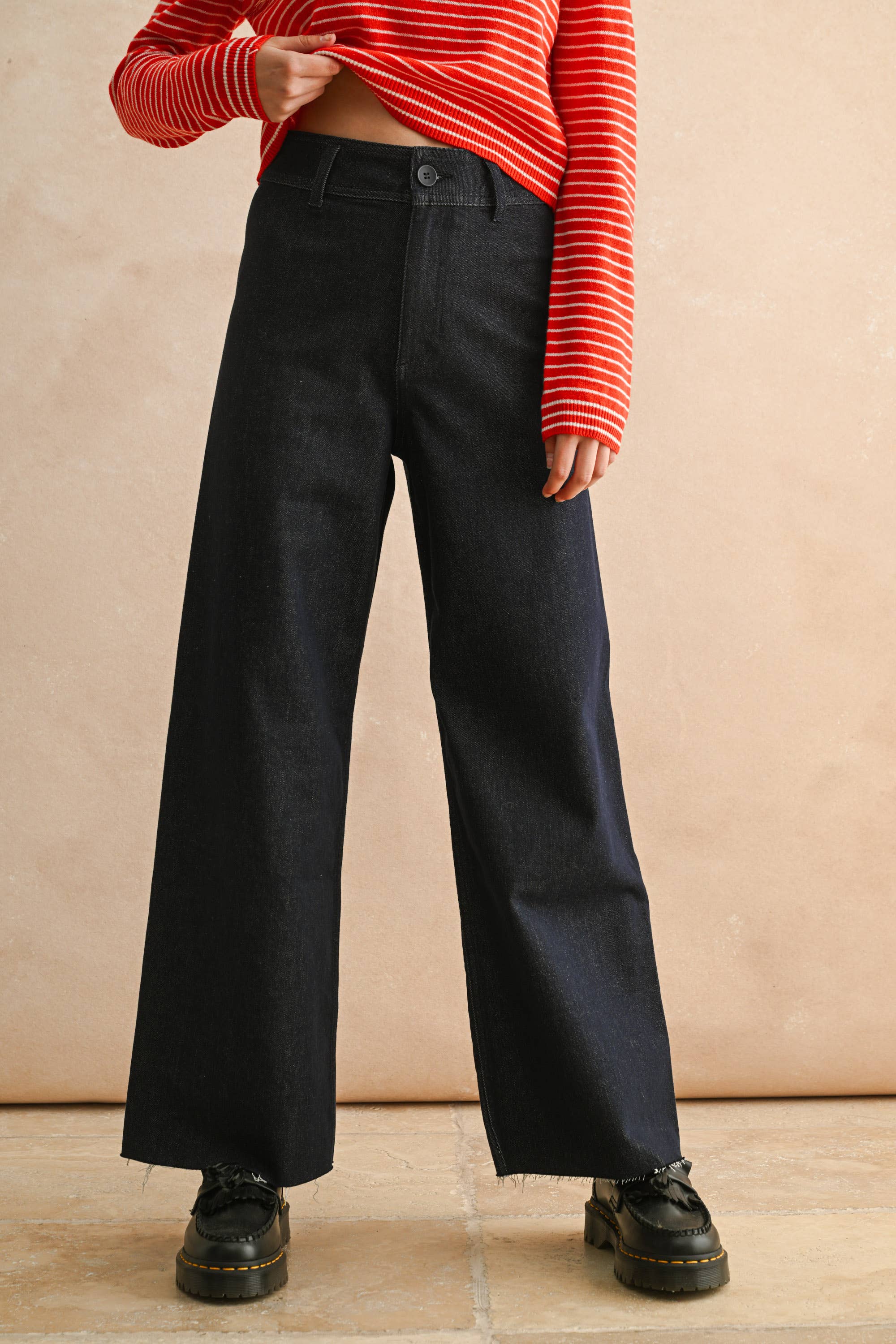 Indigo Denim Pants: Indigo Blue