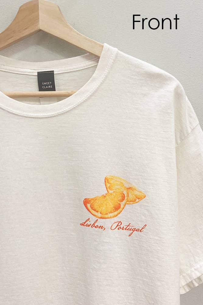 Lisbon Portugal Oversized Tee: