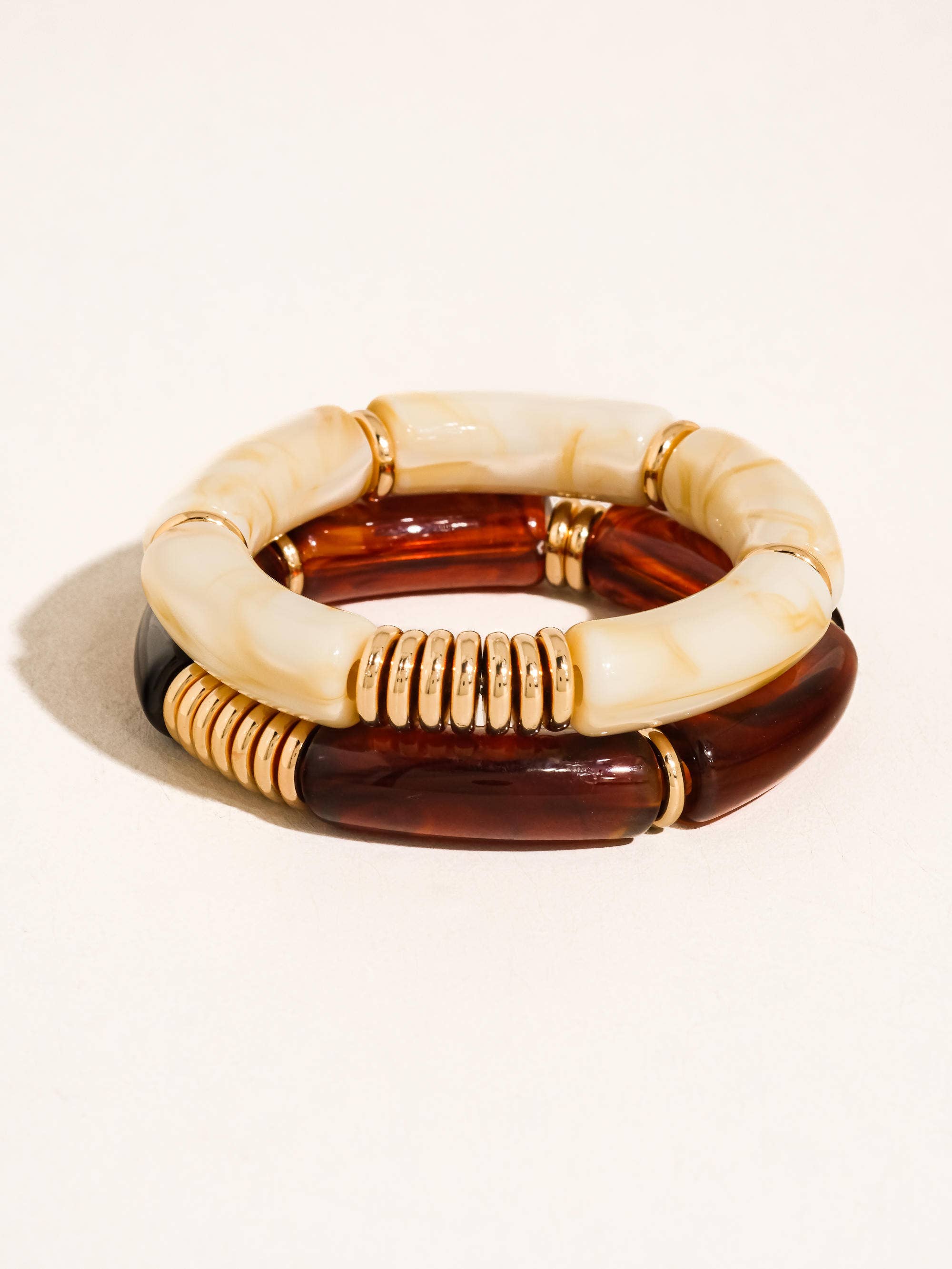 Cove Bangle Set: Brown