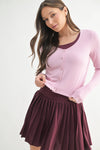 Ribbed Cardigan