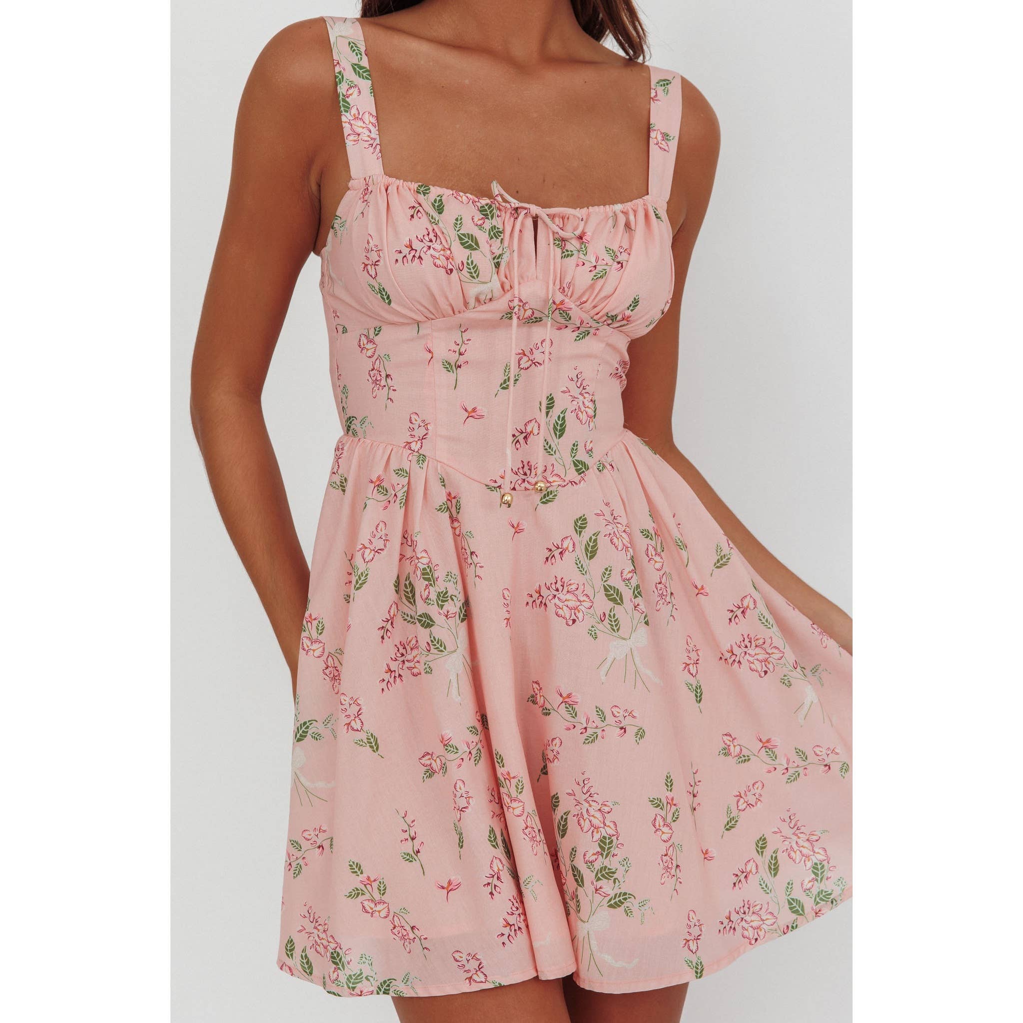 Blush Floral Dress