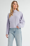 Addison Sweater: Lilac