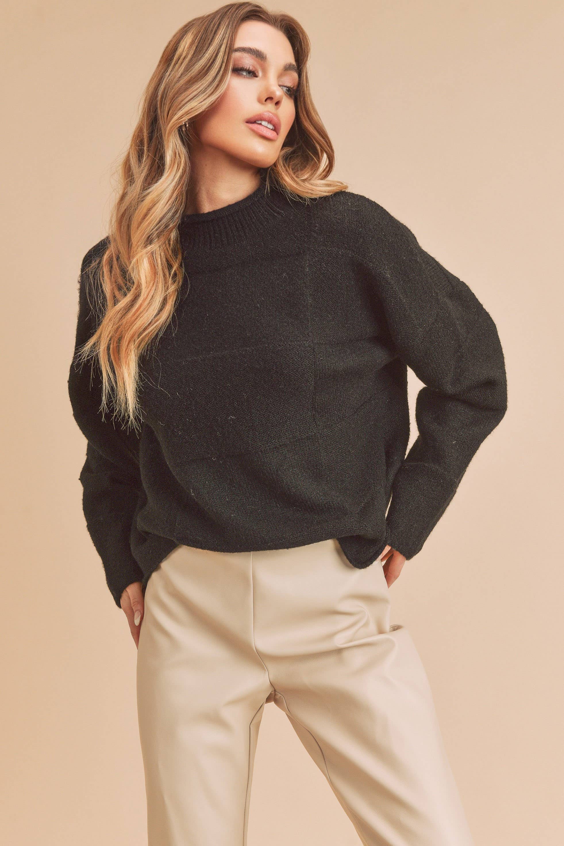Ryleigh Sweater: Black