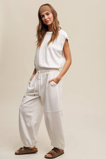 Sleeveless Cotton Jumpsuit CR
