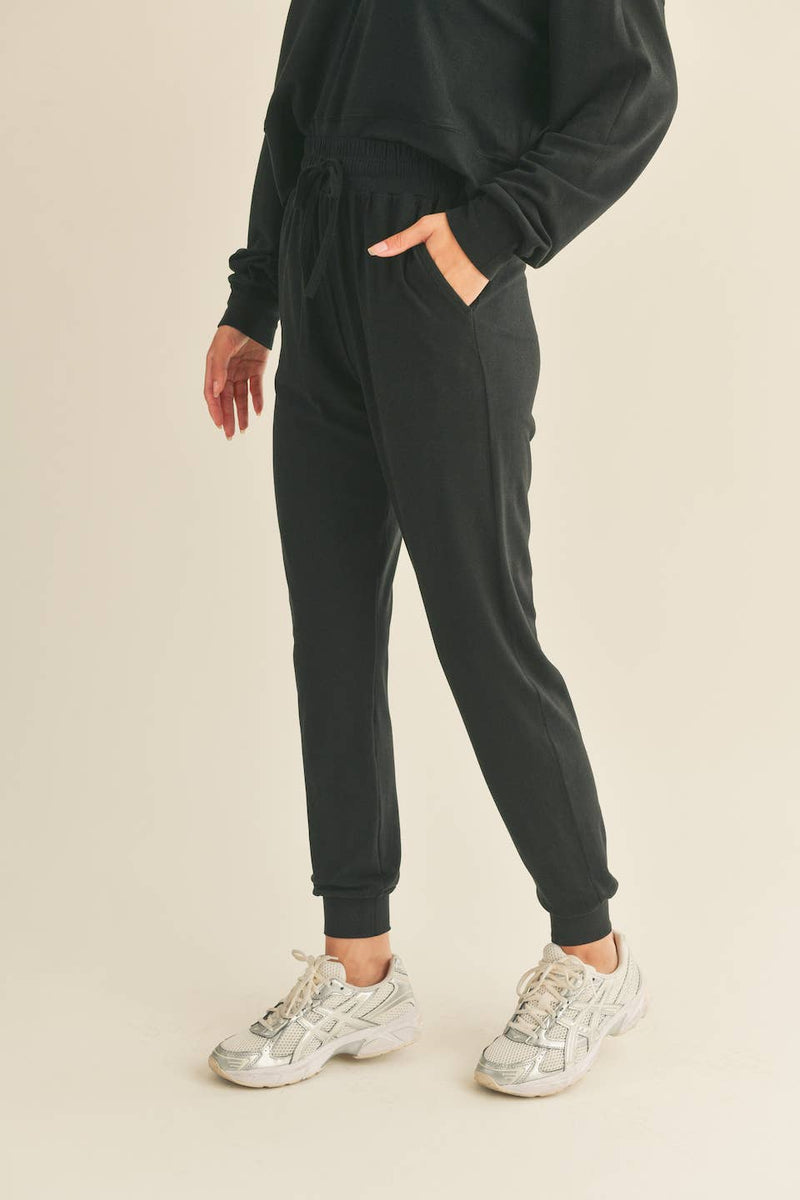 Black Relaxed Jogger