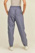 Purple High Rise Joggers