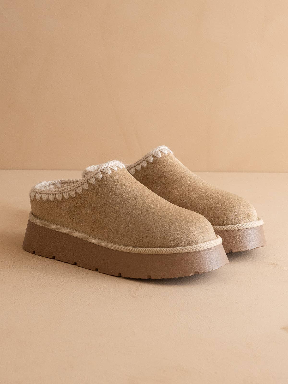 Brandi Mule Slipper: Almond