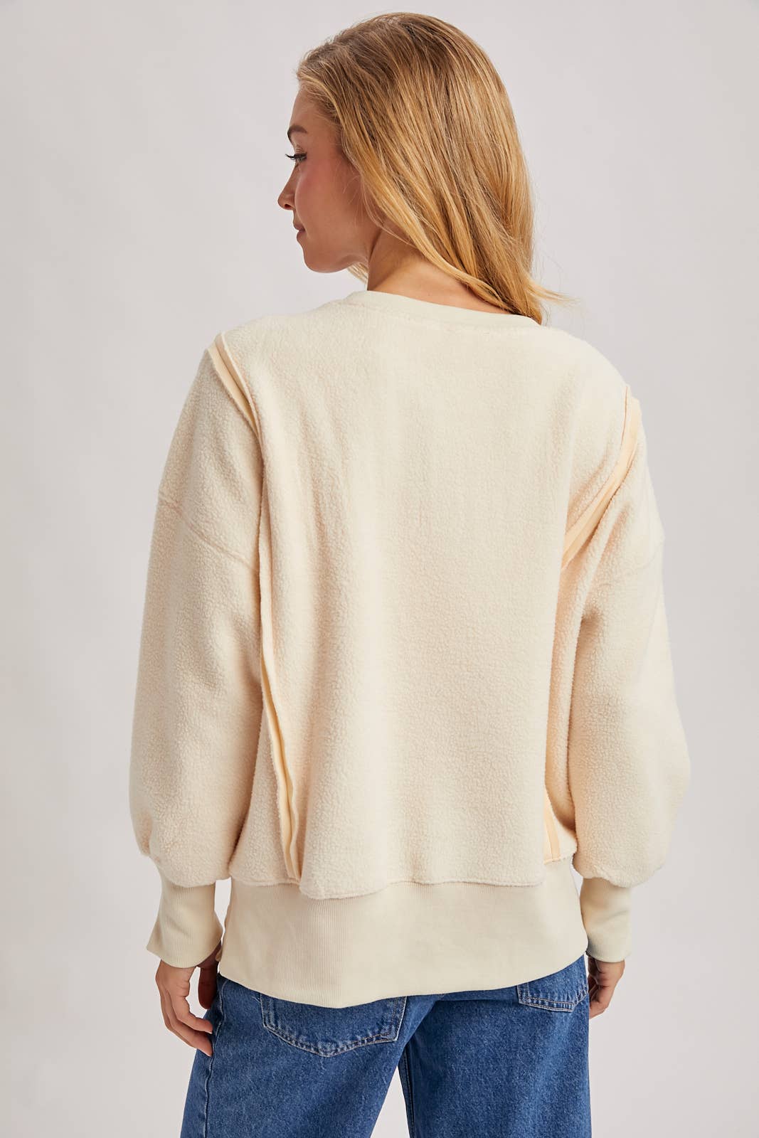 Teddy Pullover: Vanilla