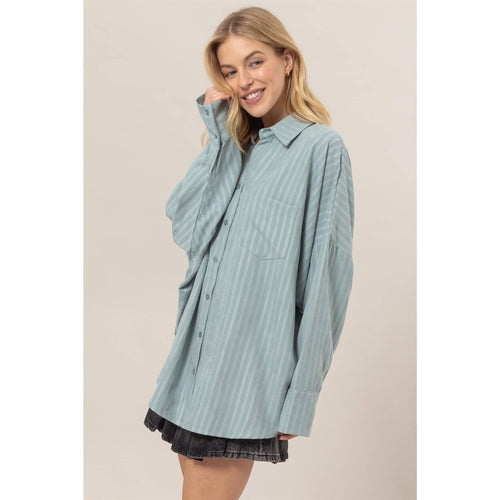 Stripe Oversized Shirt