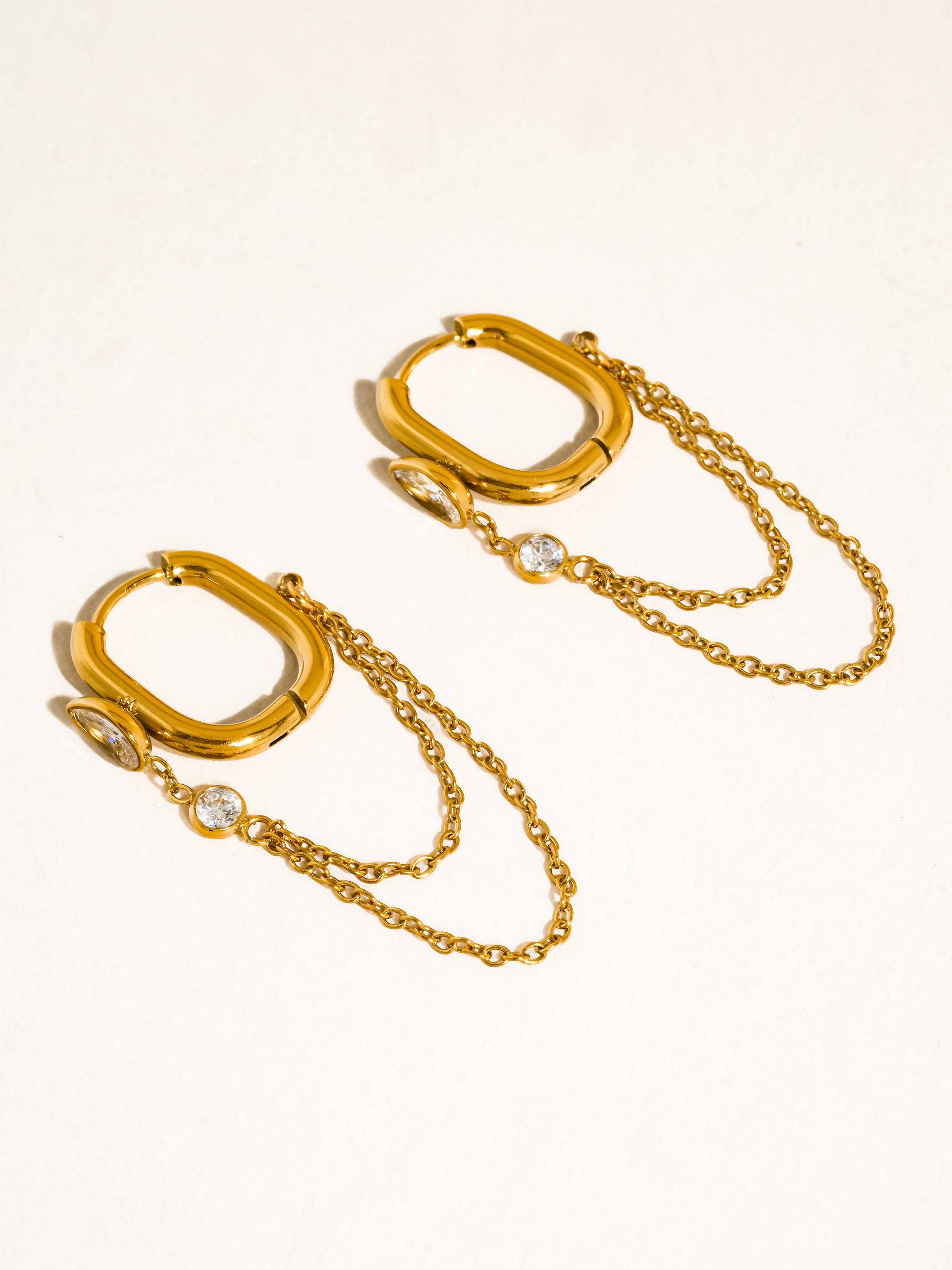 Lucienne 18K Drop Earrings