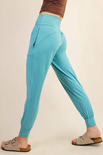 Butter Soft Joggers :White Pearl