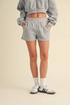 Fleece Micro Sweatshorts: Blue