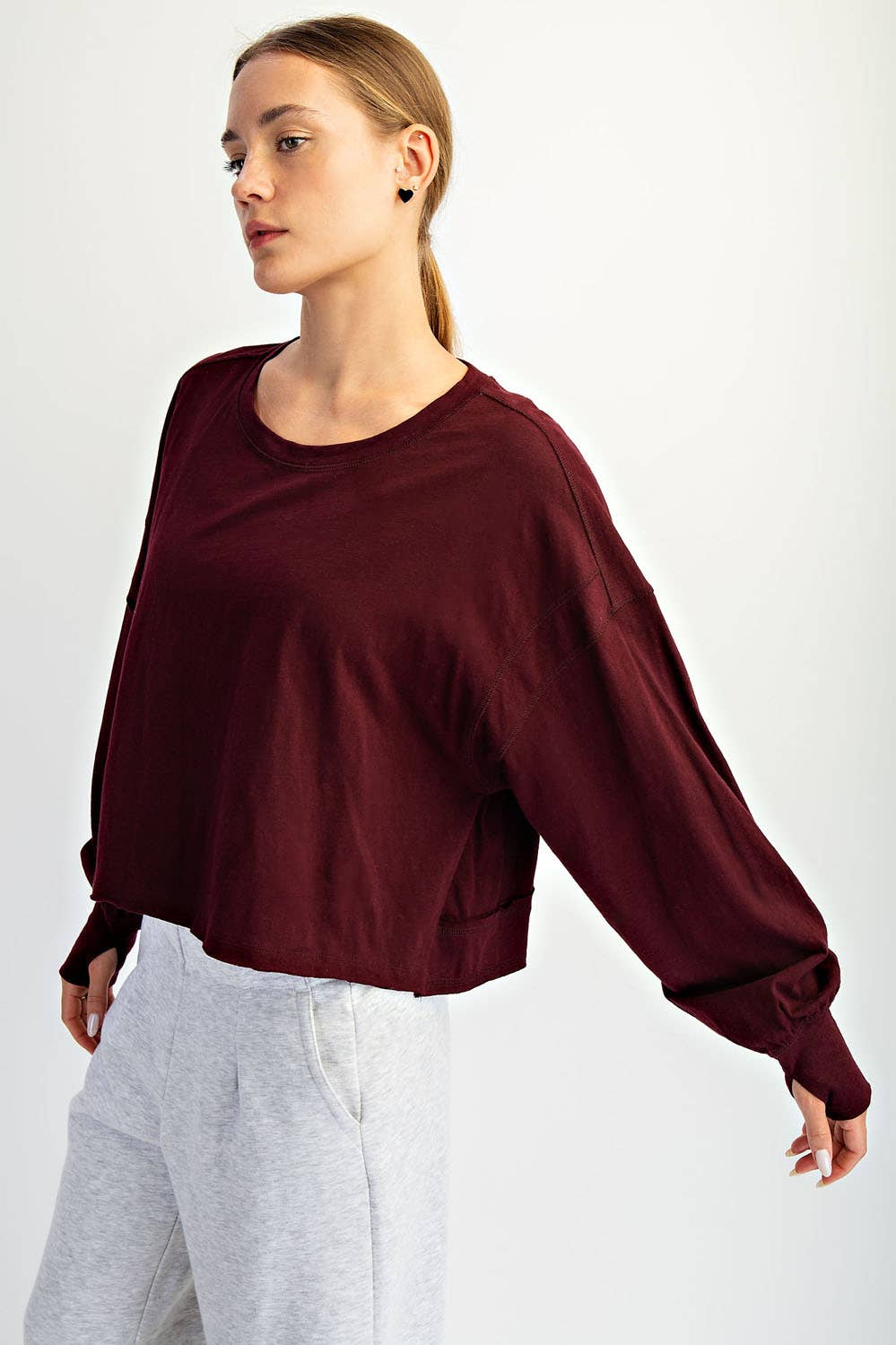 Cotton Open Back Top: Reg. Green