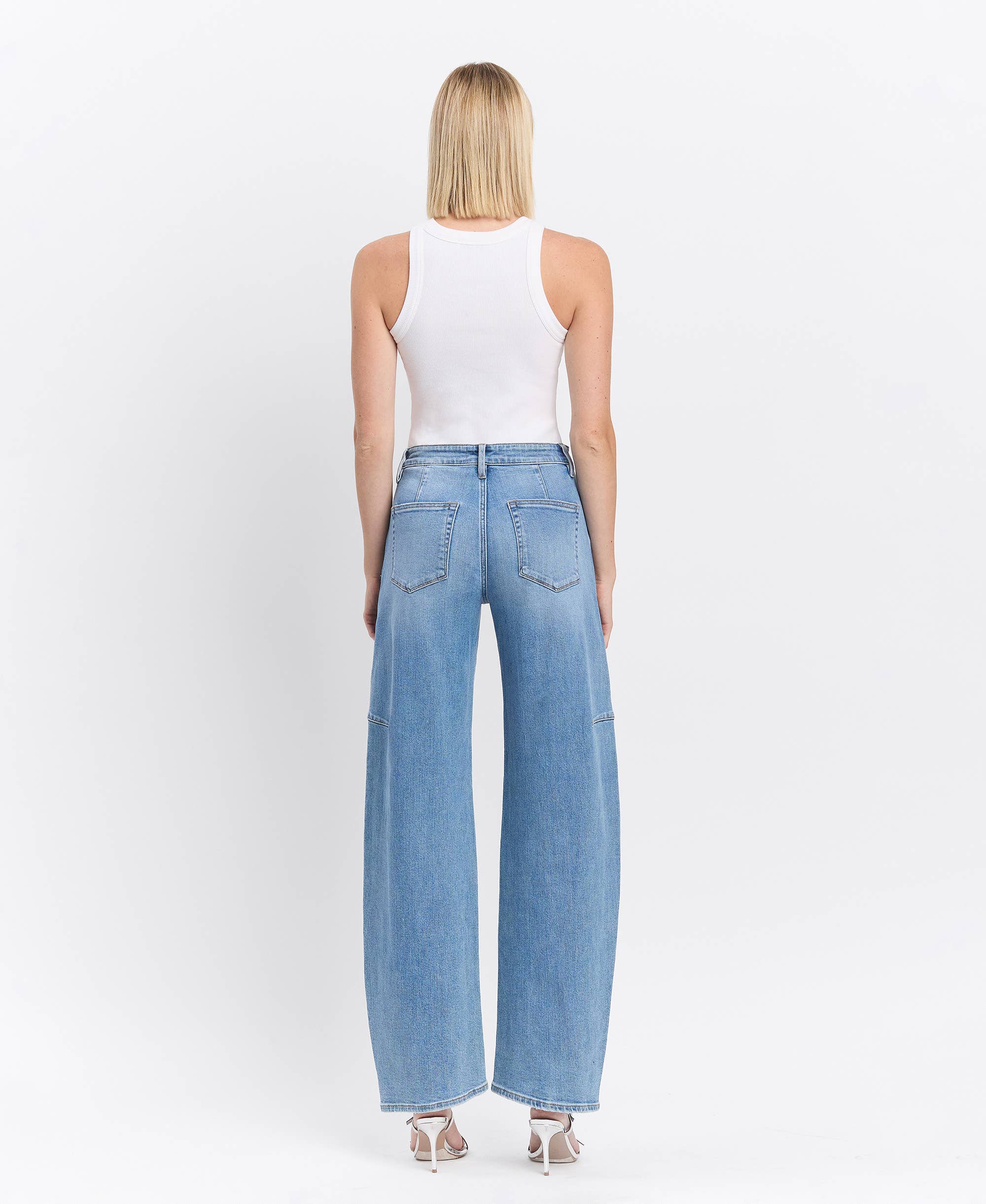 Super High Rise Barrel Jeans