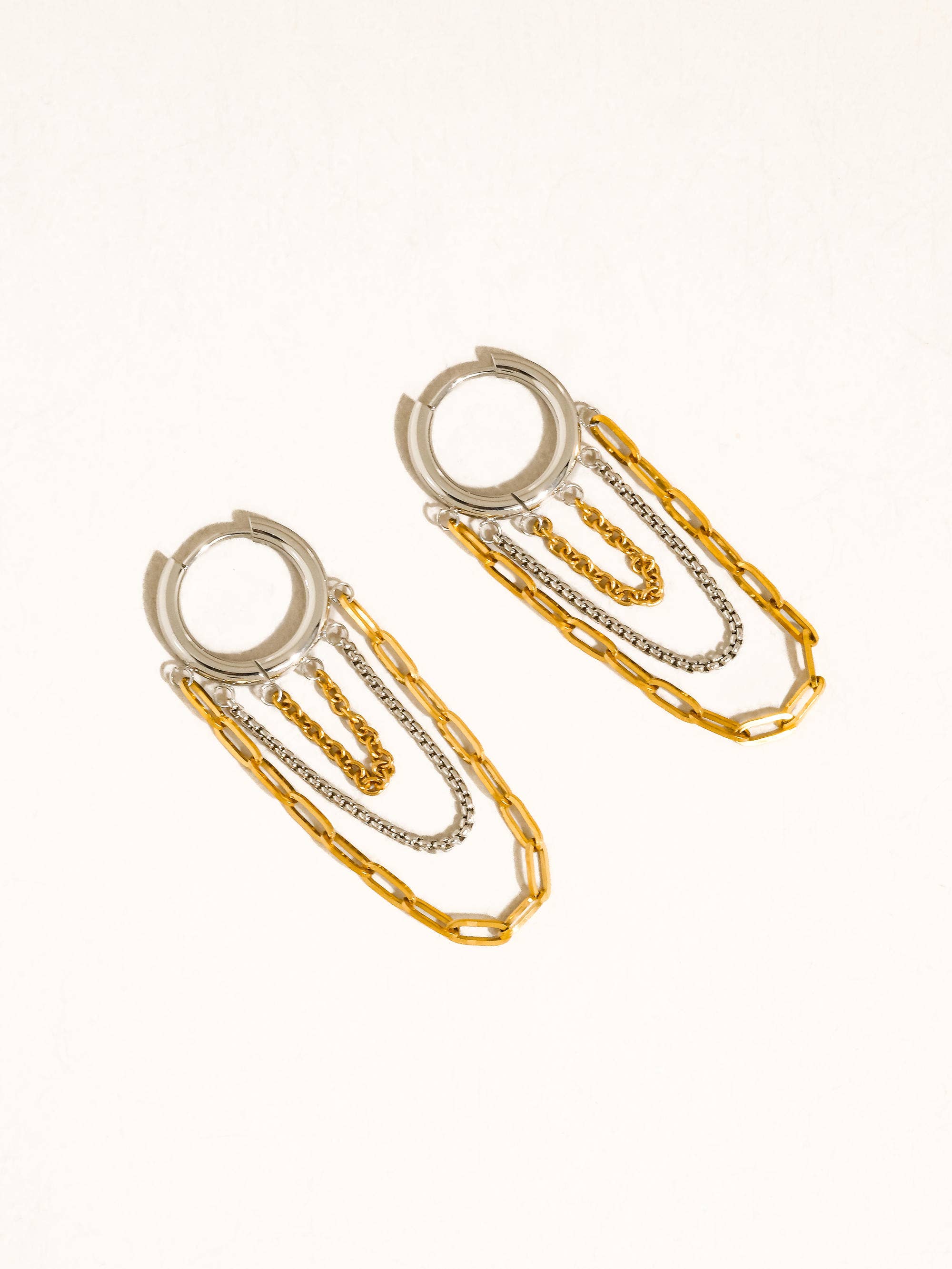 Vianne 18K Drop Earrings: Multi