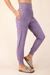 Butter Soft Joggers :White Pearl
