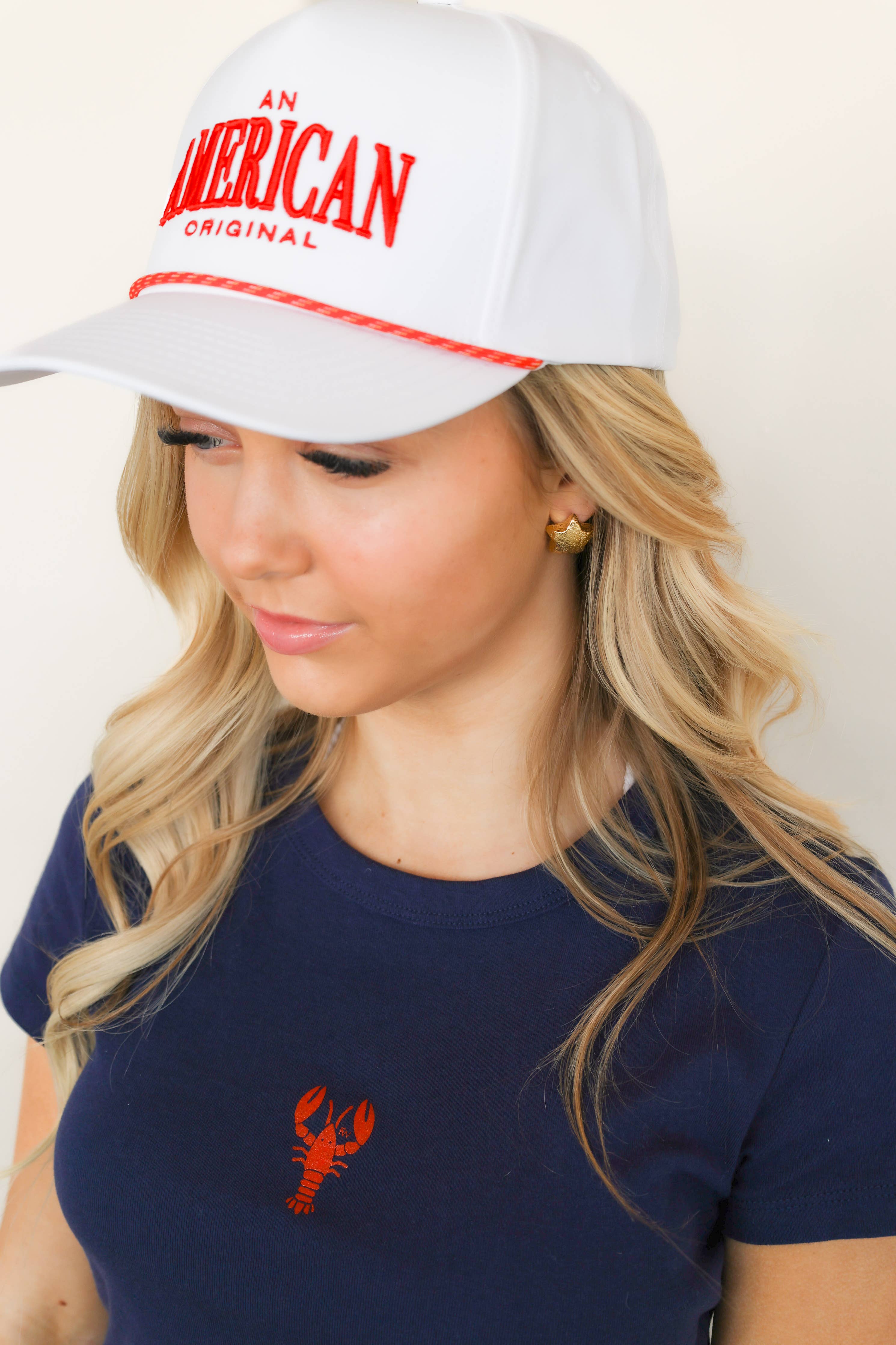 Lobster Baby Tee:Navy