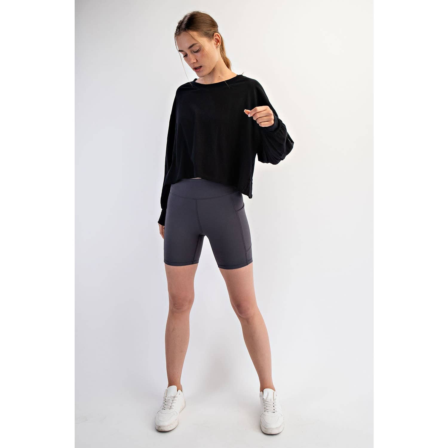 Cotton Open Back Top: Reg. Green