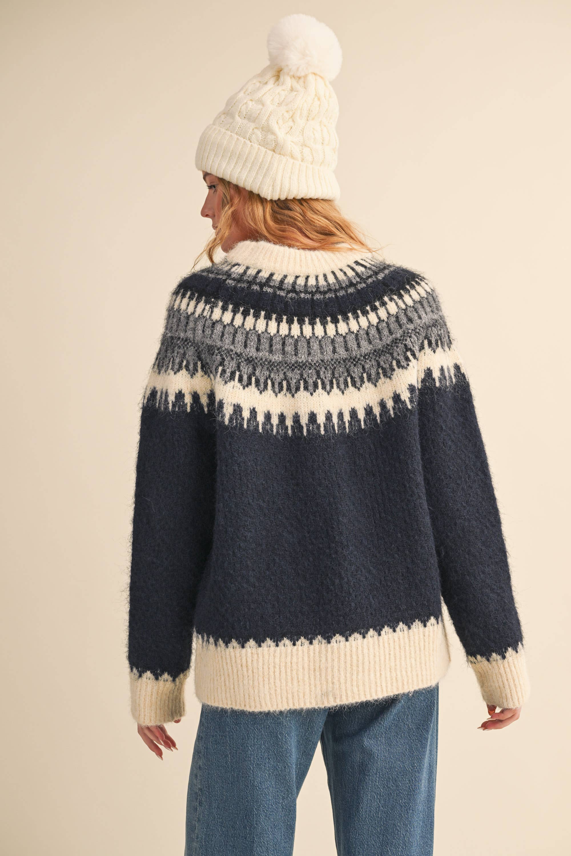 Nordic Sweater: Navy