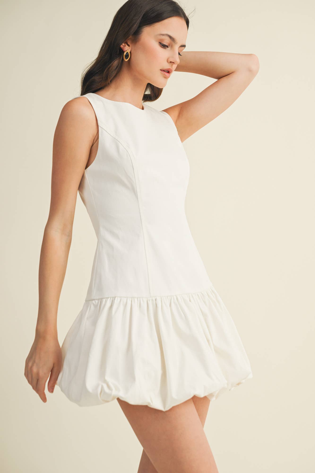 Structured Bodice Bubble Dress