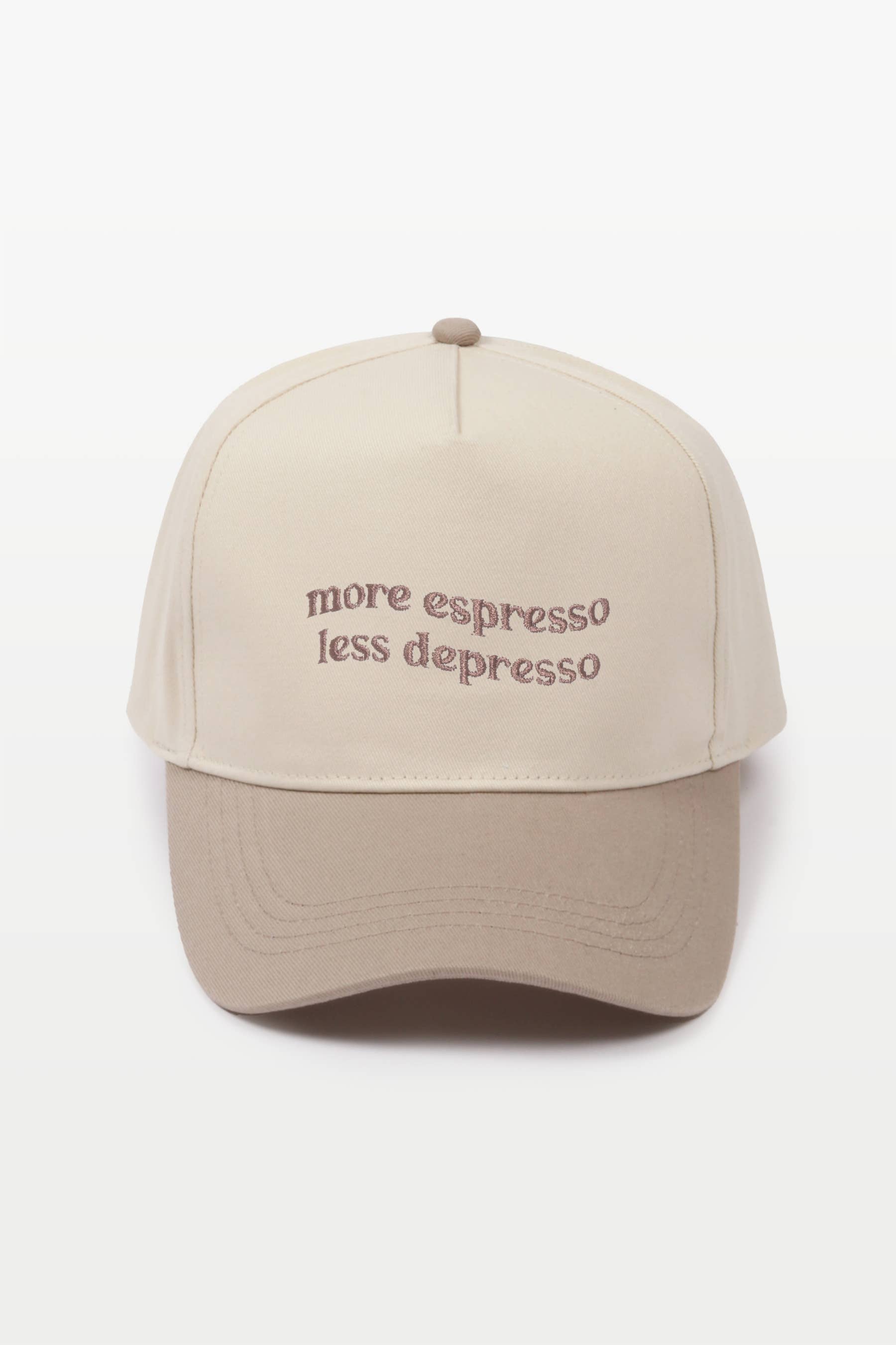 More Espresso Hat: Beige