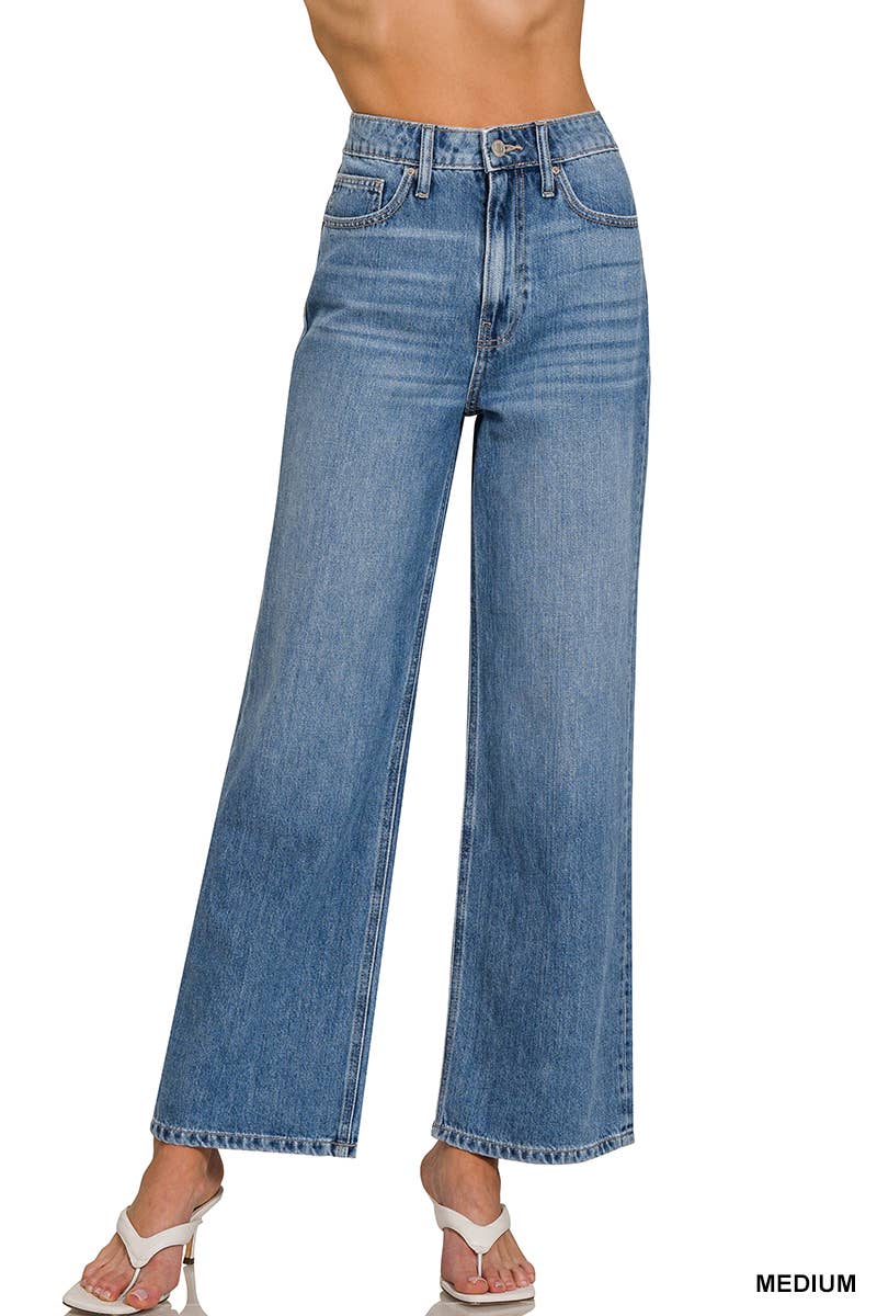 High Waist Denim Pants Medium: