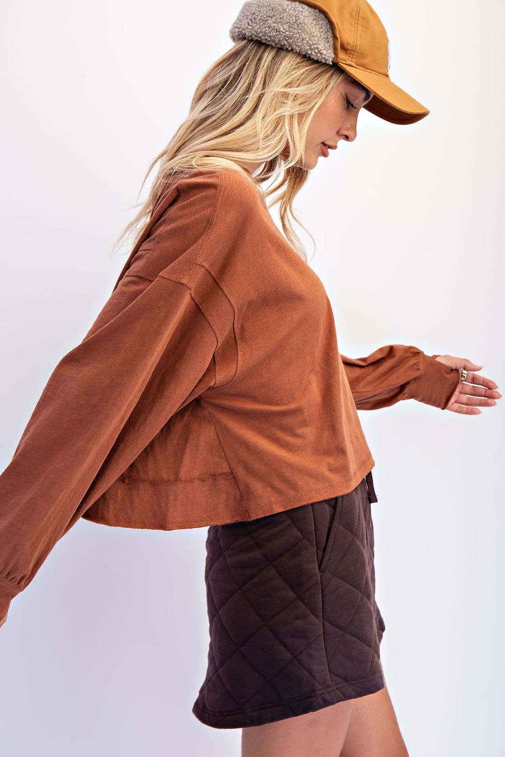 Cotton Open Back Top: Reg. Green