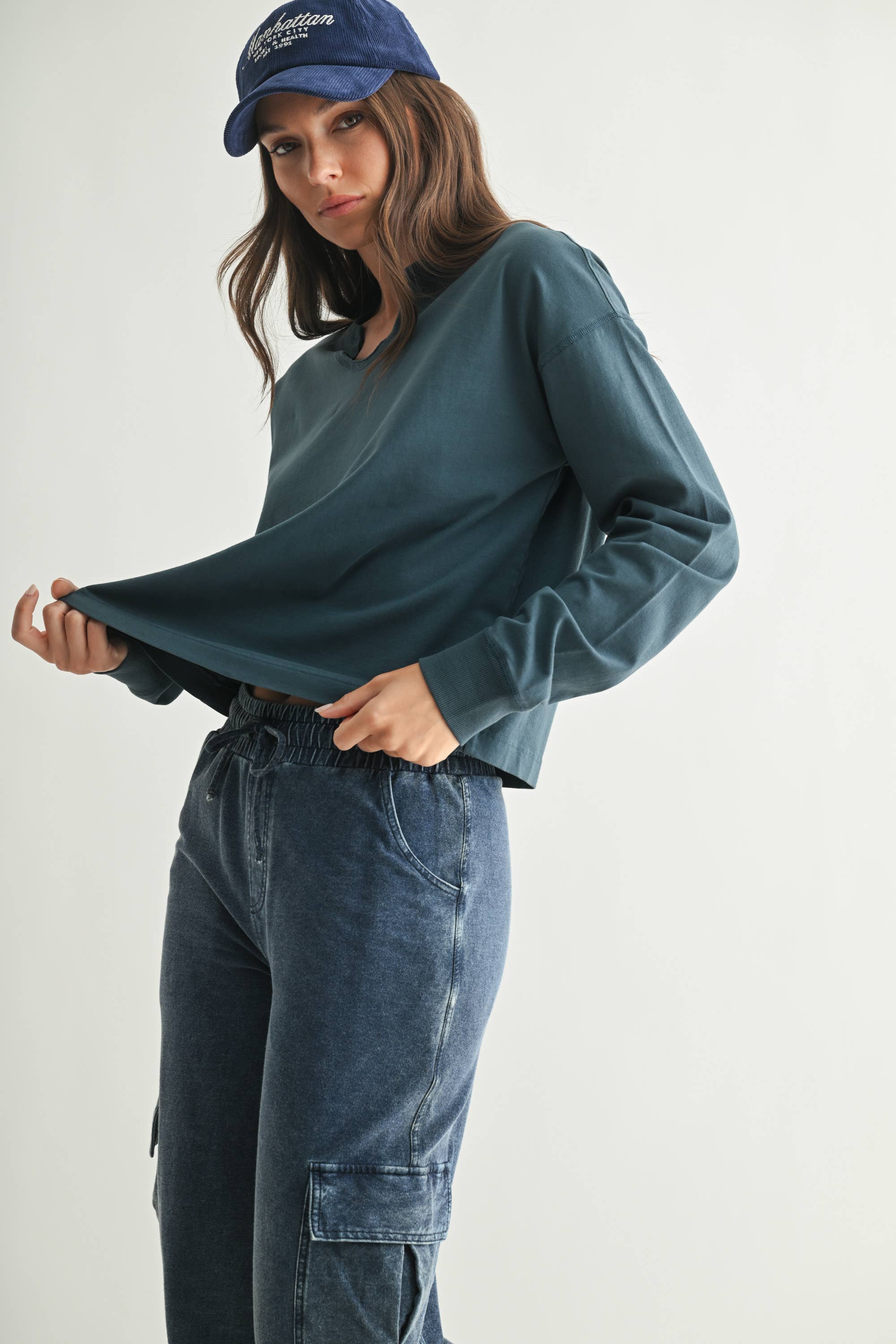 Ridgeway Pima Cotton:Navy