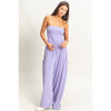 Tube Top Jumpsuit:TURQUOISE