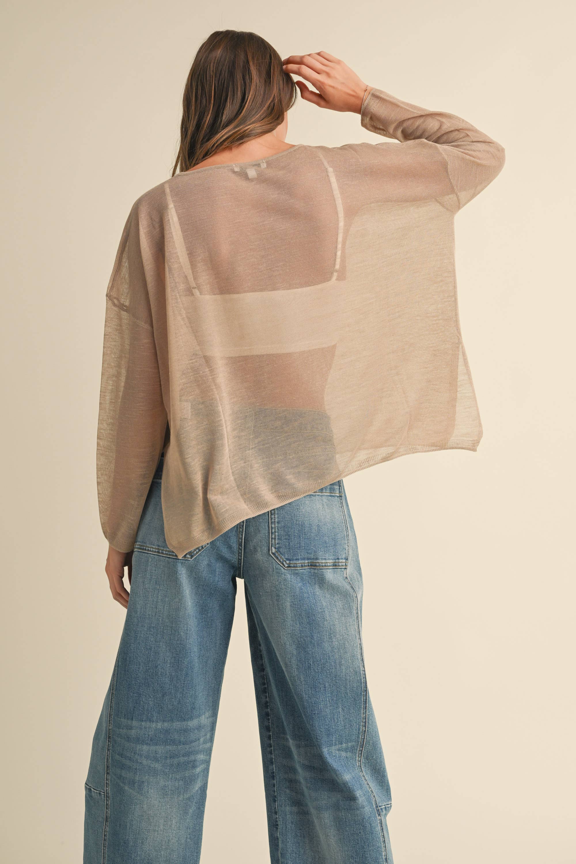 Mocha Light Weight Top: