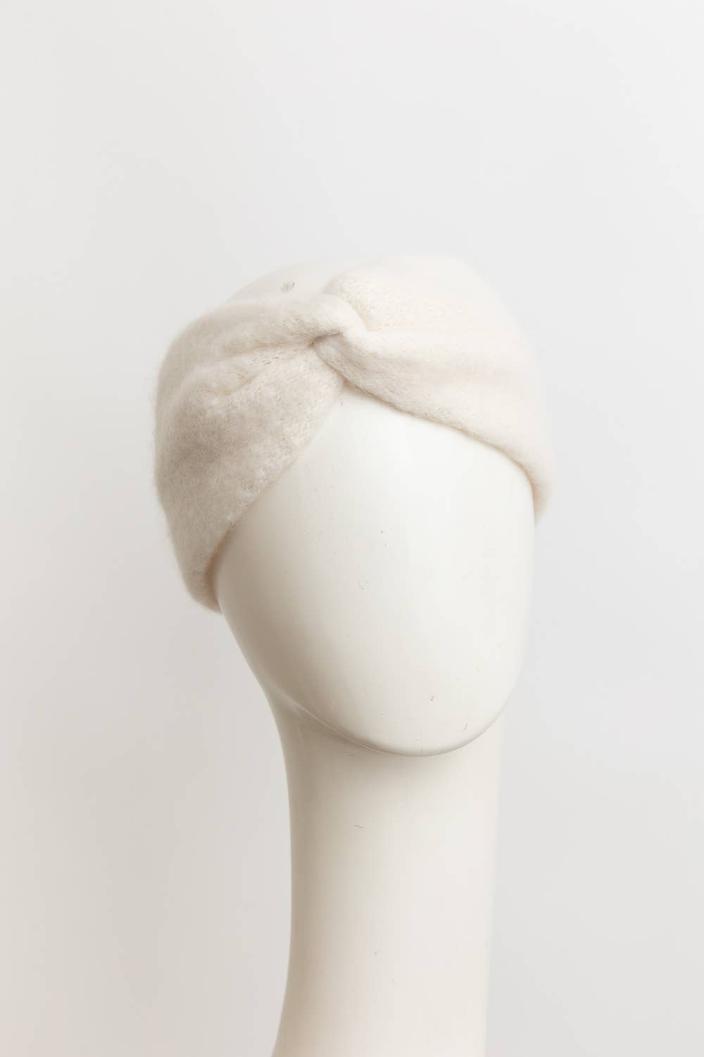 Twist Boho Headband: Ivory