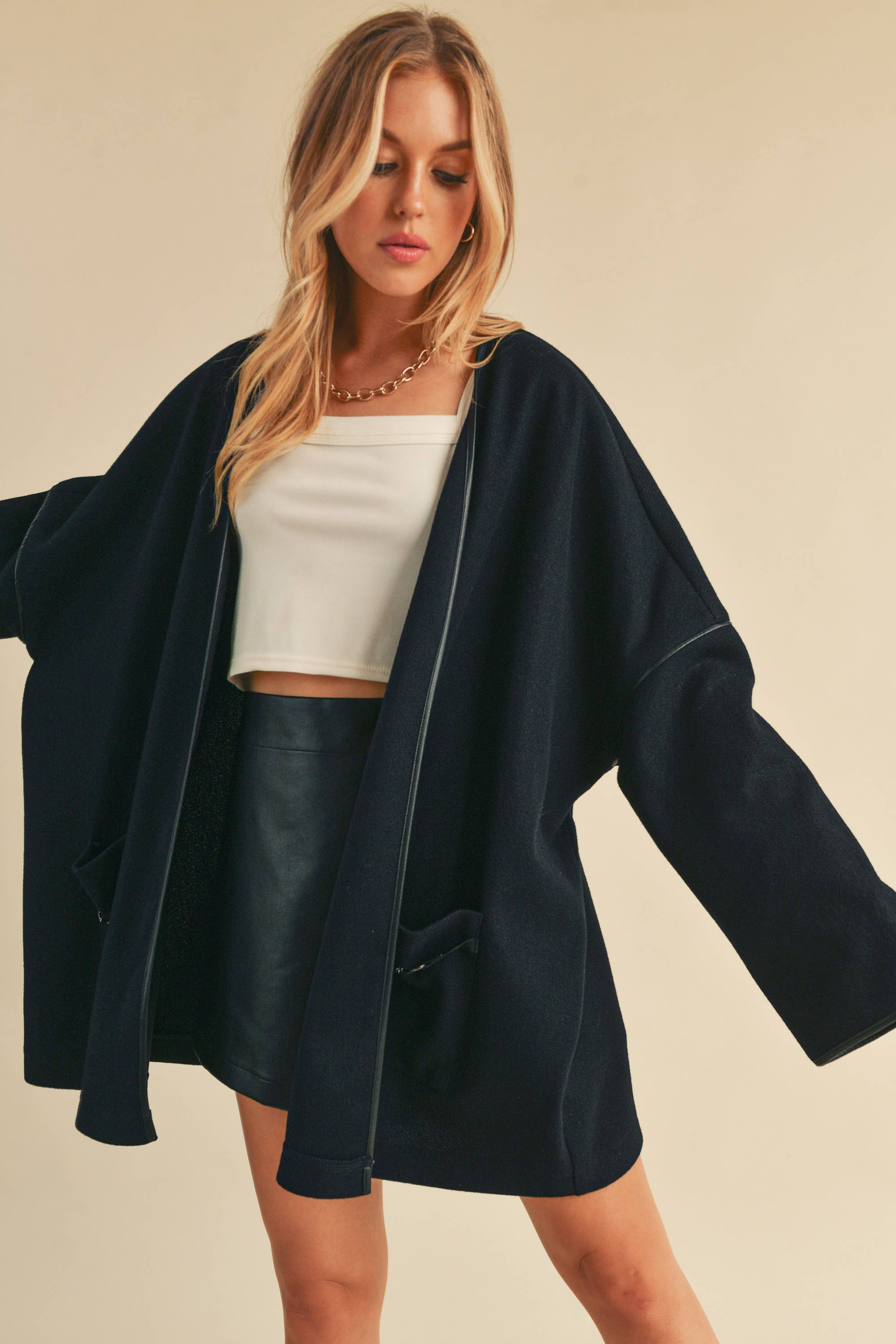 Esme Jacket: Dark Navy