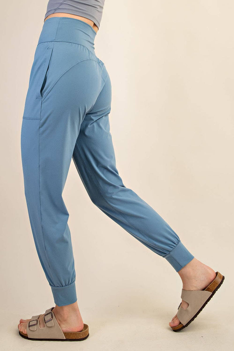 Butter Soft Joggers :White Pearl