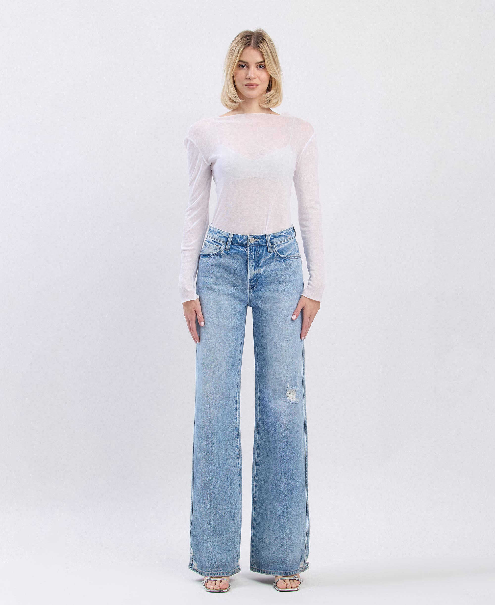 Super High Rise Baggy Jeans: