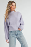 Addison Sweater: Lilac